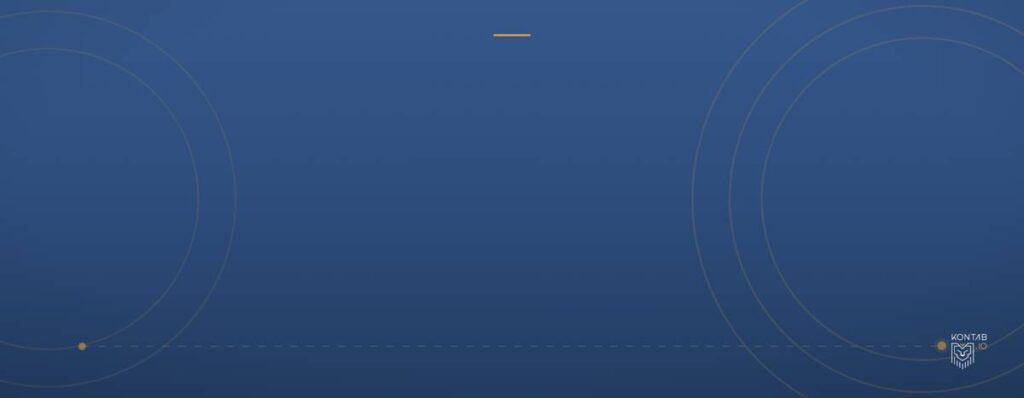 Fundo azul-marinho da Kontabio para o artigo sobre residência fiscal no Paraguai